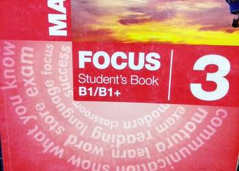 Matura focus 3 SB angielskiego książki outlet księgarnia antykwariat nauka