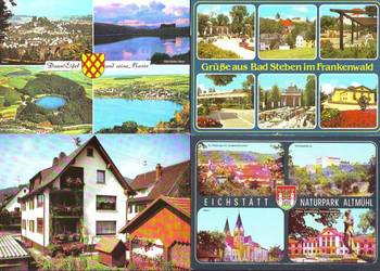 K. Poczt.RFN - widoki miast  z koresp. 1991   4 poz.