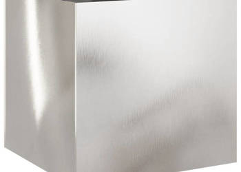 Donica srebrna 49x47x46 cm stal nierdzewna WM-841567