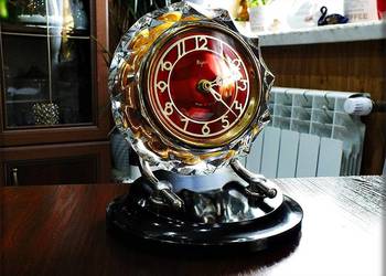 Zegar kryształowy Majak – radziecka elegancja lat 60-70' XX wieku,czas PRL