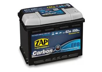 Akumulator  62Ah 550A ZAP CARBON EFB START&STOP