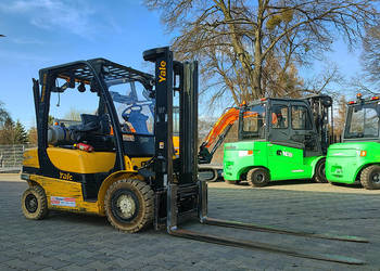 Wózek widłowy Yale GLP25 2,5 t LPG duplex 3,29 m 2013