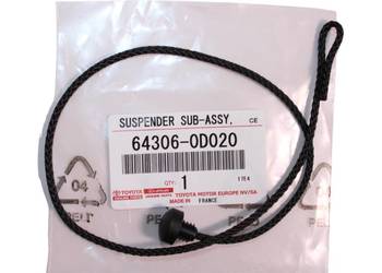 TOYOTA Yaris Sznurek polki bagaznika 64306-0D020 OE