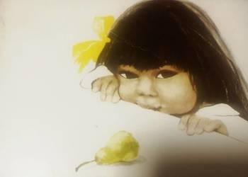 Zamorska Chinka z gruszką