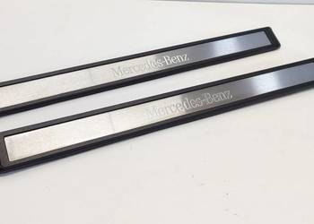 MERCEDES W211 LISTWY PROGOWE PRZÓD KOMPLET A2116801435 A2116801335