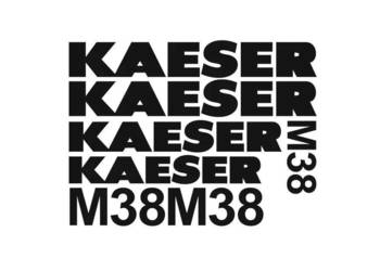 Naklejki oklejenie naklejka - KAESER M38 Zamiennik