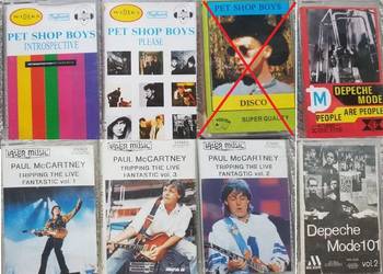 Pet Shop Boys Depeche Mode Paul McCartney kasety