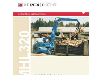 TEREX FUCHS MHL 320 ładowarka instrukcja DTR wysyłka ! J.pol