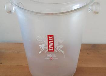ŻYWIEC Wiaderko Pojemnik do szampana wina lodu Cooler Schładzacz poj. 4 l.