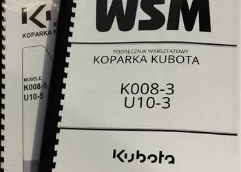 Kubota U10-3 instrukcja obsługi i książka serwisowa