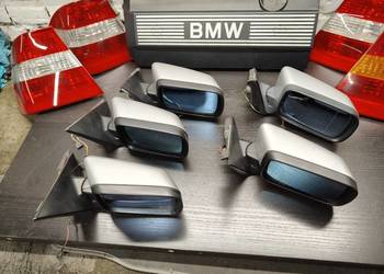 Bmw e46 sedan lusterko prawe 5pin 3pin Europa srebrne titansilber