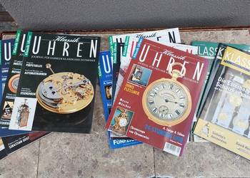 Niemieckie czasopisma zegary i zegarki Klassik Uhren zestaw 15szt 95-05r