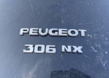 Emblemat znaczek napis peugeot 306 NX