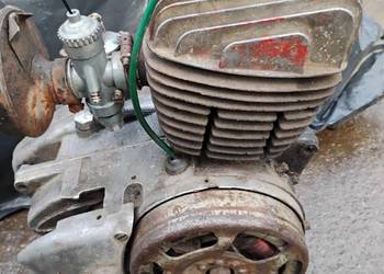 Silnik WSK 125 na chodzie