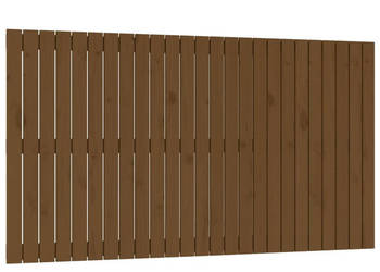 Wezgłowie łóżka miodowy brąz 1595x3x90 cm drewno sosnowe WM-824901