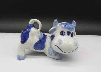 Figurka Krówka – Delfts Blauw – Ręcznie Malowana