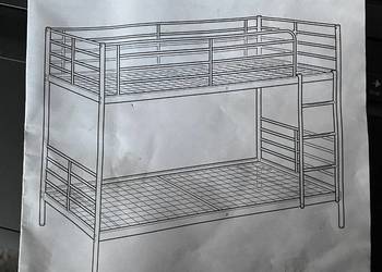 Łóżko piętrowe Ikea Tromso