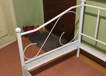 Łóżko metalowe ecru 90÷200