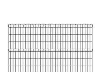 Panel 3D 250x153cm fi 5mm, oczko 200x50mm, RAL 7016 Antracyt