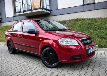 Śliczny Chevrolet Aveo 2007 Sedan 123 tys Salon Polska Wspomaganie Elektryk