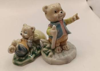 Figurka ozdoba dwa misie słodka malatura