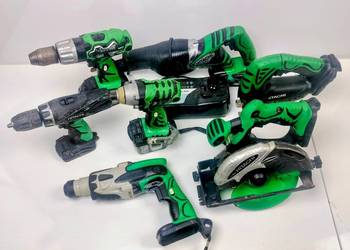 Zestaw 7 Elektronarzędzi Hitachi 18V - kultowa, niezniszczalna seria