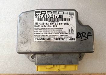 99761821708 moduł airbag z błędem 80bf sensor Porsche Boxter 987