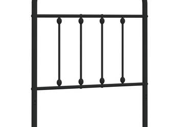 Metalowe wezgłowie czarne 75 cm WM-352604