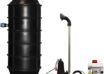 PRZEPOMPOWNIA ŚCIEKÓW DN800 H2100 z pompą 1,5kW VORTEX