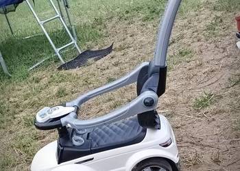 jeździk pchacz chodzik 3w1 autko dzieci duży samochód auto klakson biały