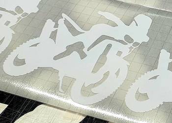 Sticker Africa Twin White 11 x 11.