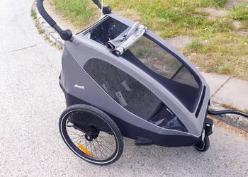 Przyczepka Hauck Dryg Duo jak Thule w Bardzo dobrym stanie