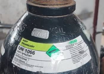 Butla z azotem, azot, 40l sprawdzanie szczelności, polecam