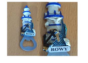 otwieracz do butelek magnes na lodówkę Rowy pamiątka latarnia morska