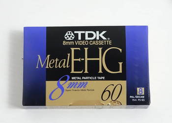 Kaseta 8mm TDK Metal EHG 60 - NOWA w folii! Rare NOS
