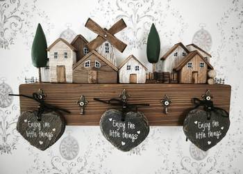 Wieszak na klucze dekoracja ścienna