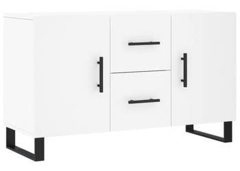 Komoda biała 100x36x60 cm materiał drewnopochodny WM-828196