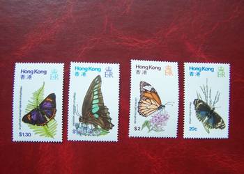 Hong Kong 1979 MNH Mi. 353/56 Fauna Owady Motyle  a