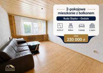 Mieszkanie Ruda Śląska 44.7m2 2-pokojowe