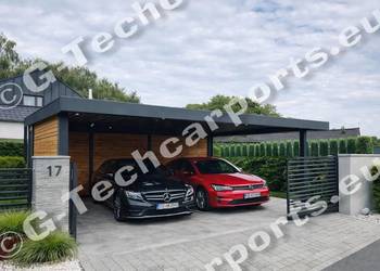 Carport stalowy 8x8 od 32 900 – solidna wiata, PREMIUM G-Tech
