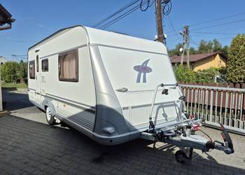 Przyczepa kempingowa LMC Dominant 550 Klima, Mover, bagażnik na rowery