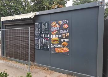 Kontener Gastronomiczny 6 x 3 m, nowy, wyposażony.