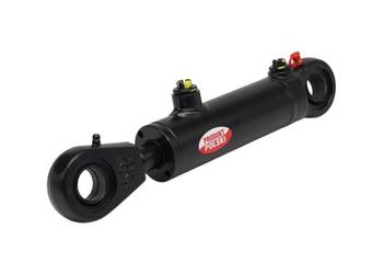 Polski Siłownik hydrauliczny cylinder TŁOK 40x22 SKOK 70 2-STR [1024]