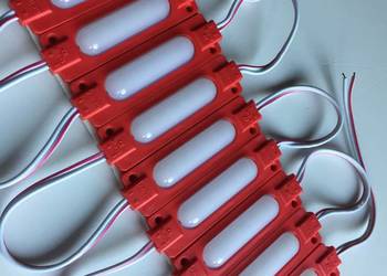 Oświetlenie LED moduł 2,5W 12V czerwony. NOWOŚĆ