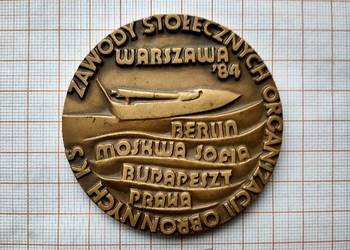 Medal z okresu PRL. LOK Warszawa 1984.