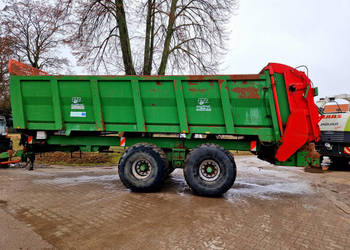 Rozrzutnik obornika COUTAND EPMB 21 (21 t ładowności) oś skrętna