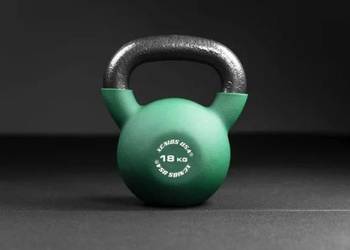 Fitness Kettlebell neoprenowe kolorowe Xenios USA wersja 2.0 18kg