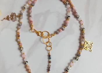 Naszyjnik z naturalnych kamieni