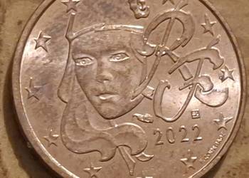 2 Euro cent Francja 2021/2022/2023. Rzadkie 2 Euro cent Francja 2021/2022/2023. Rzadkie