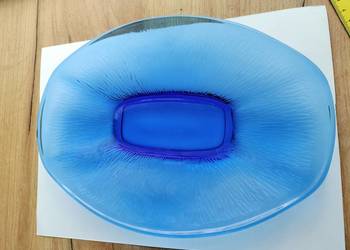 Patera futerko 27 cm x18 cm  granatowa prl